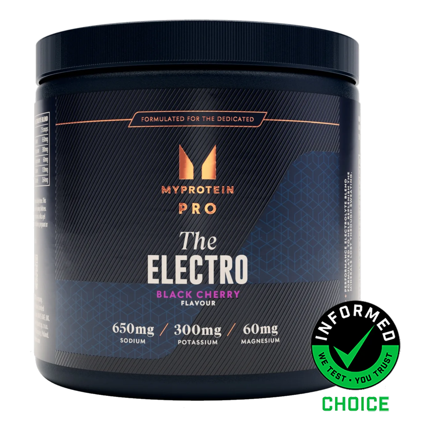 THE Electro Electrolyte Powder – Black