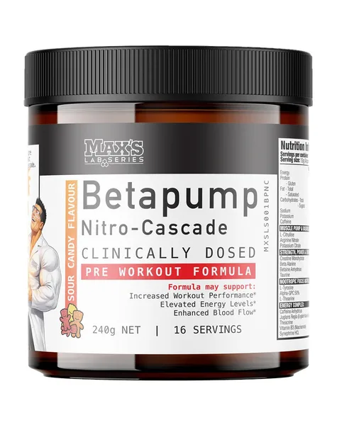 Max’s Betapump Nitro-Cascade Pre-Workout