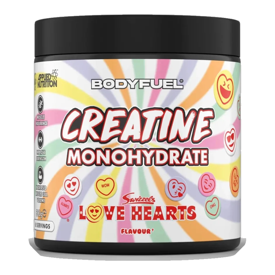 BodyFuel Creatine Monohydrate Swizzels Love Hearts