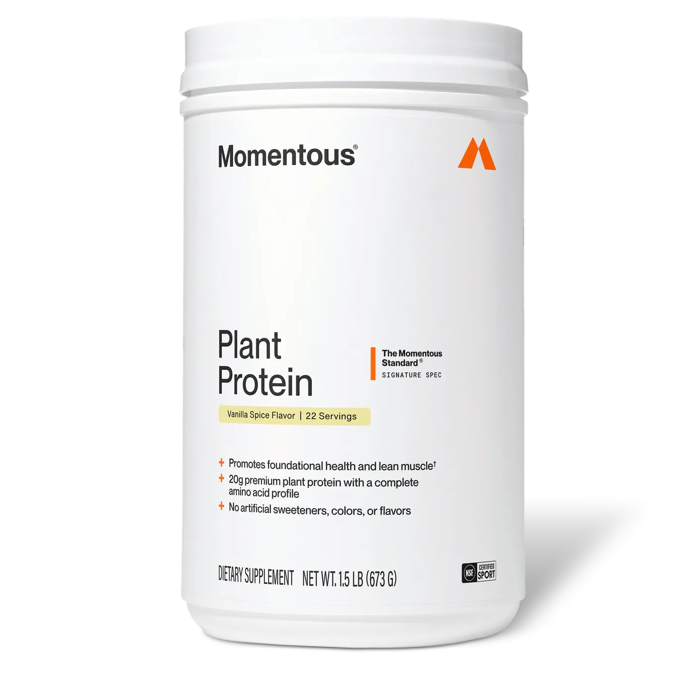 Momentous 100% Plant Protein Powder