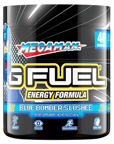 Energy Formula Megaman Blue Bomber Slushee 40 Serves