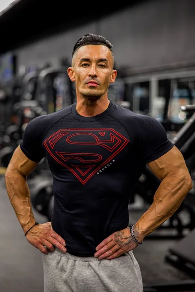 4117 Superman Compression Tees