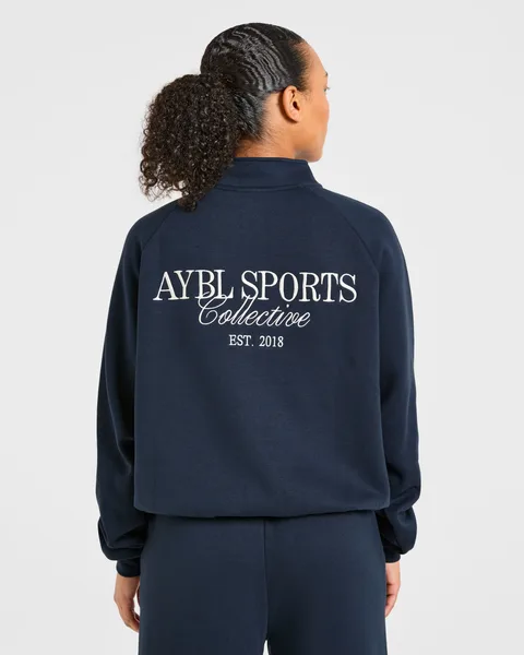 Sports Collective Oversized 1/4 Zip Pullover – True