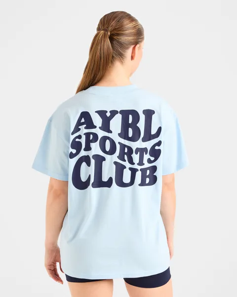 Sports Club Wavy Oversized T Shirt –