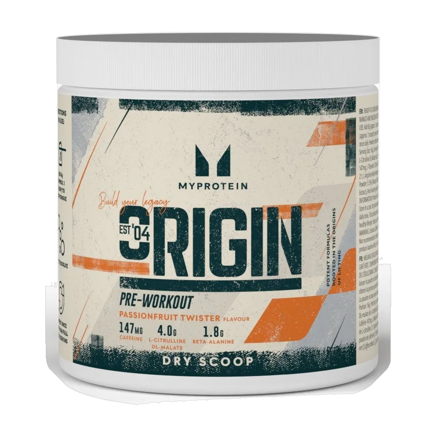 Origin Pre-Workout Dry Scoop Passionfruit Twister