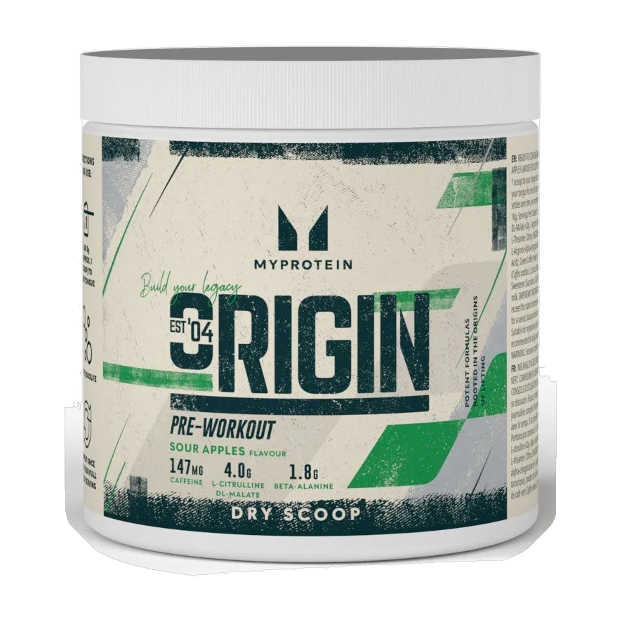 Origin Pre-Workout Dry Scoop Sour Apples