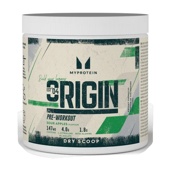 Origin Pre-Workout Dry Scoop Sour Apples