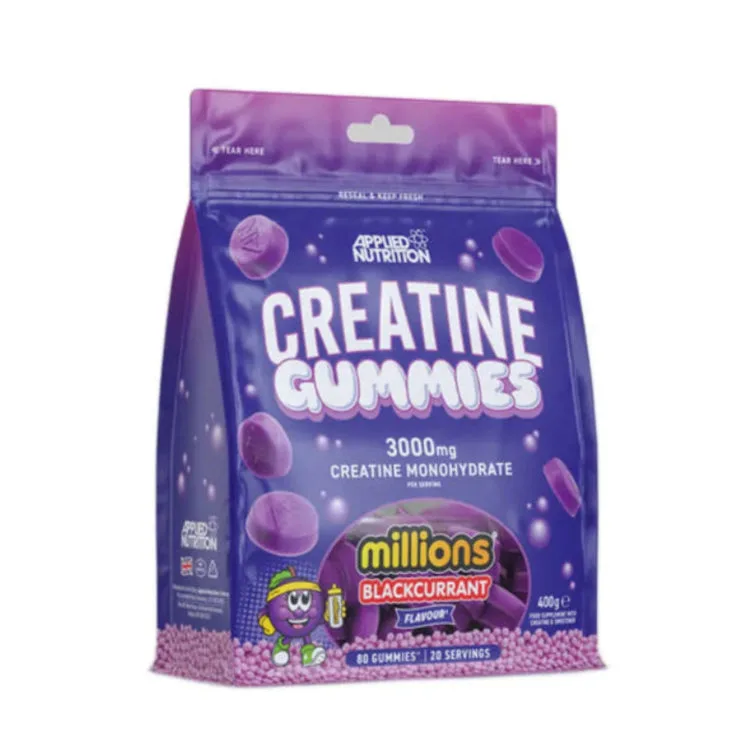Creatine Gummies 3000mg Monohydrate – Millions Black Currant