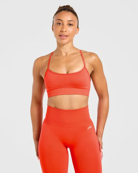 Empower Seamless Sports Bra – Hot Orange
