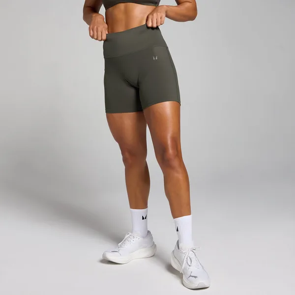 MP Tempo short met hoge taille voor dames Nachtgrijs XL