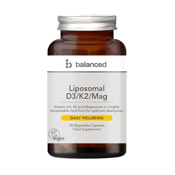 Liposomal D3/K2/Mag 30 veggie capsules