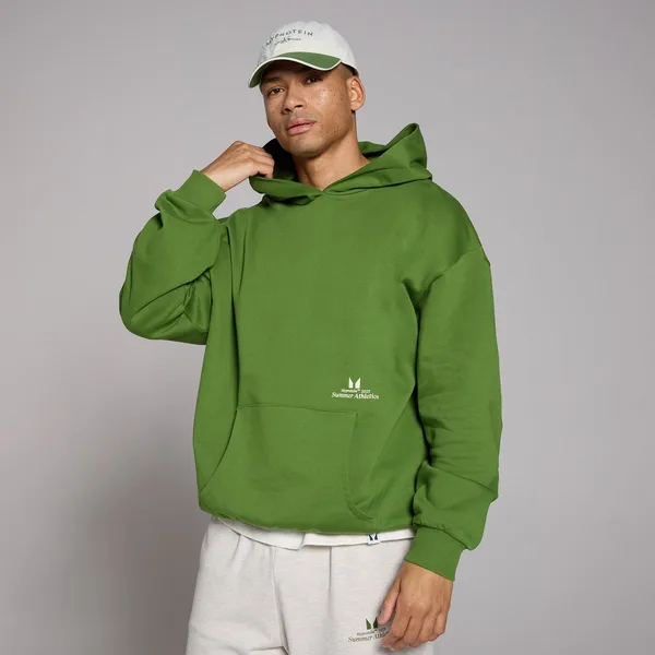 MP Lifestyle oversized hoodie Donkerdennengroen S-M