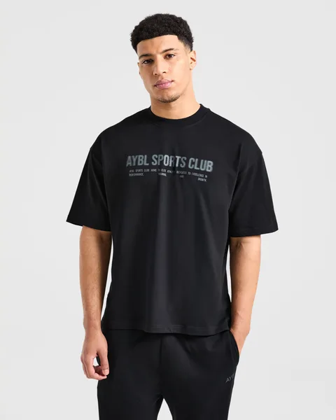Sports Club Dot Oversized T Shirt –