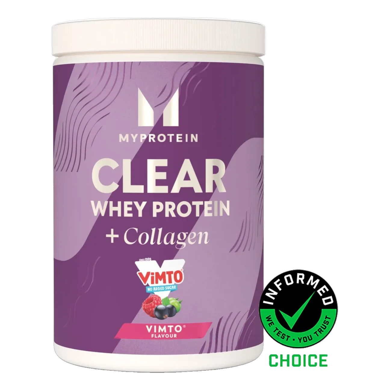 Clear Whey Protein Isolate 500g – Vimto Original + Collagen