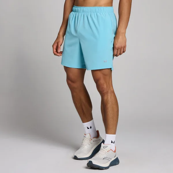 MP Tempo short met binnenbeenlengte van 17,8 cm voor heren Cyaan XL