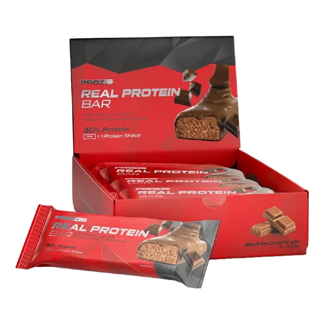 Real Barre protéinée Chocolat blanc framboises x 8