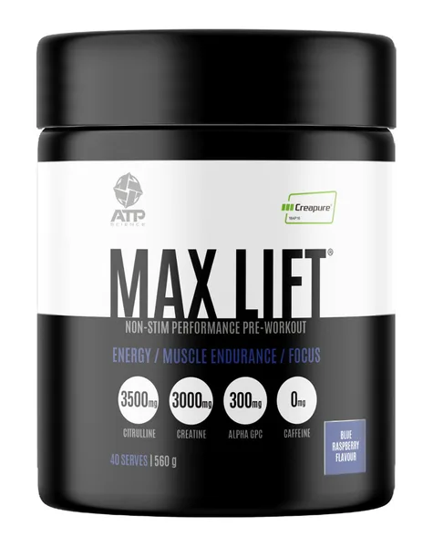 Max Lift Pre-Workout Blue