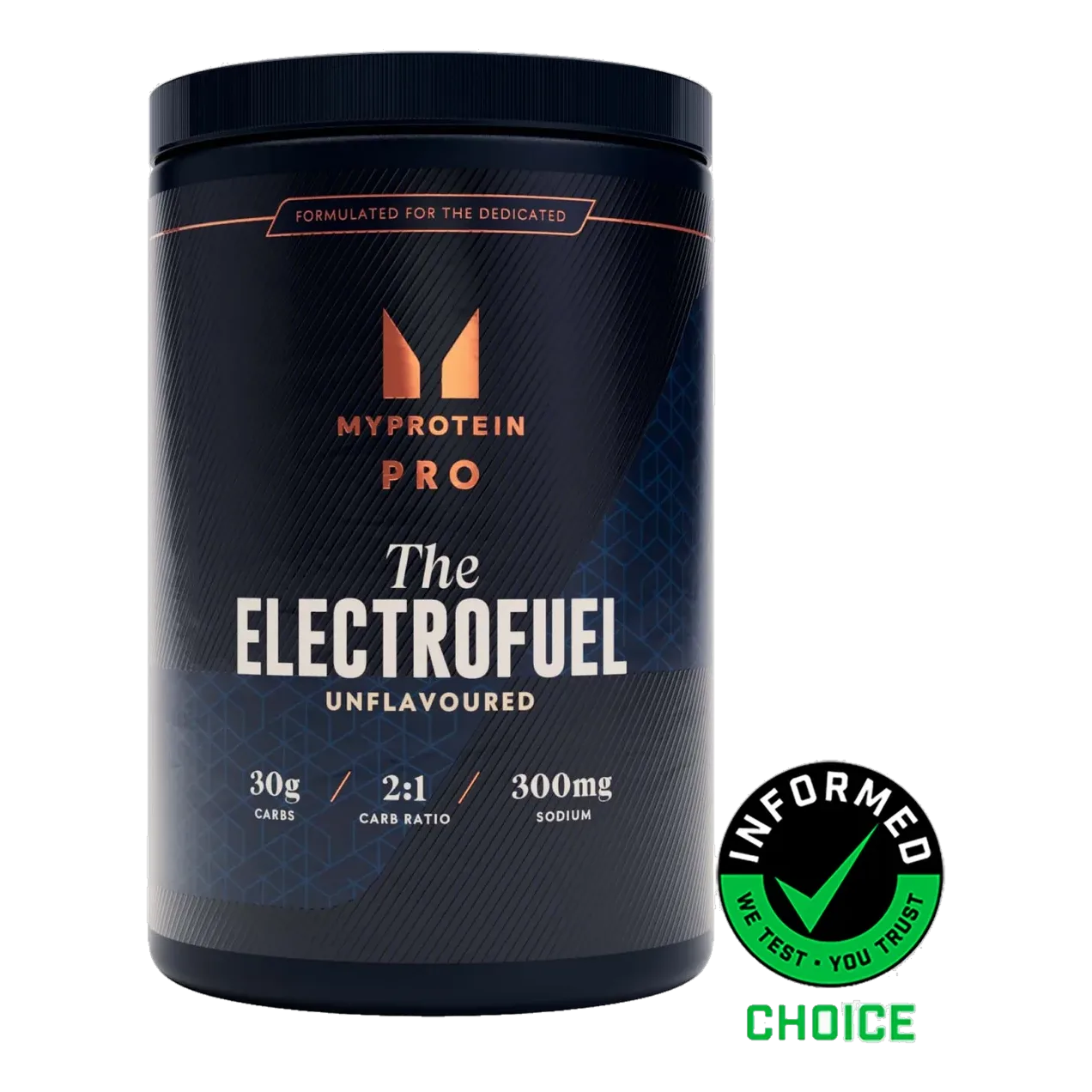THE Electrofuel Carbohydrate & Electrolyte Powder – Unflavoured