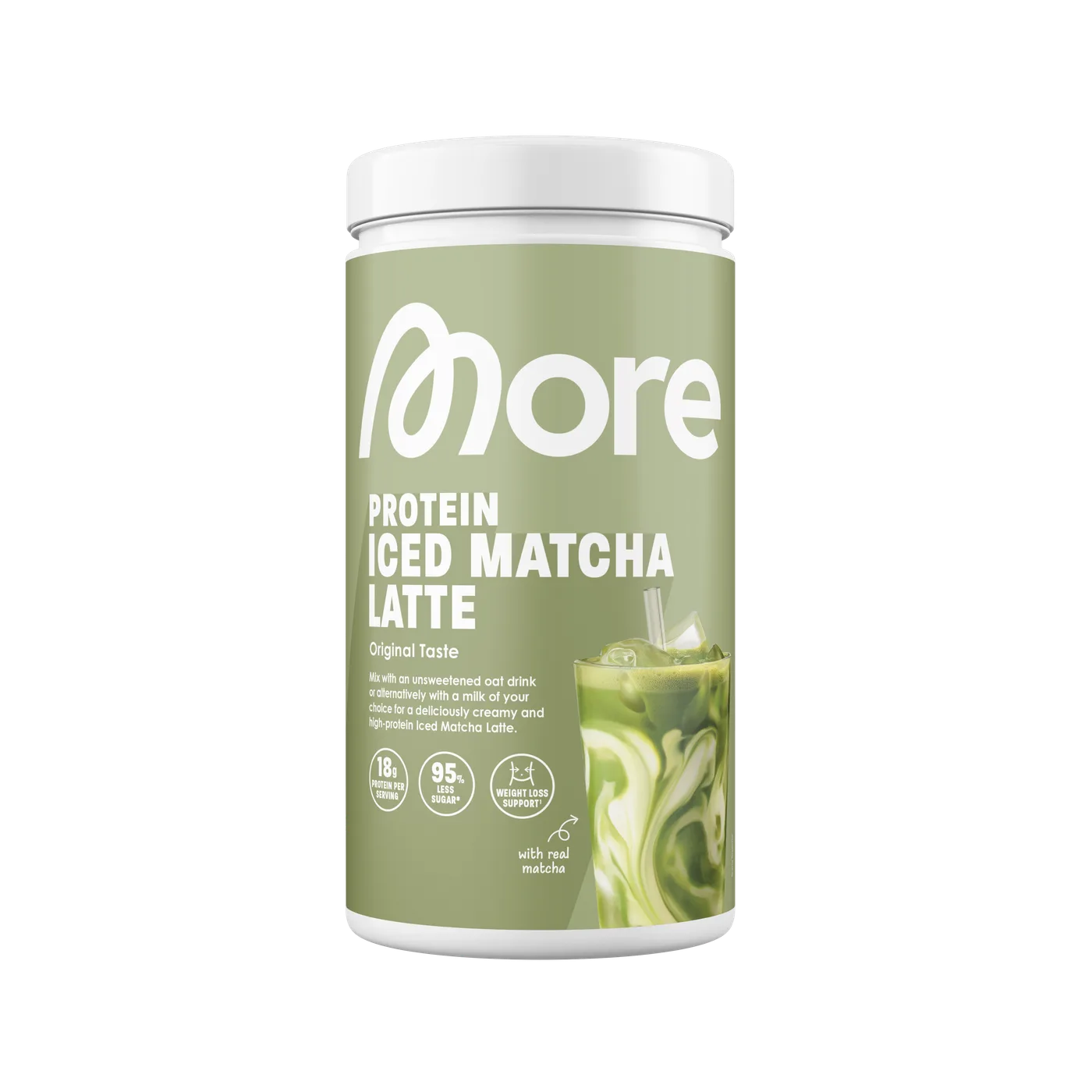 More Protein Iced Matcha