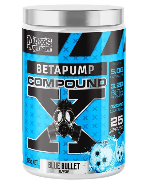 Max’s Betapump Compound X Pre-Workout Powder 25 Serves
