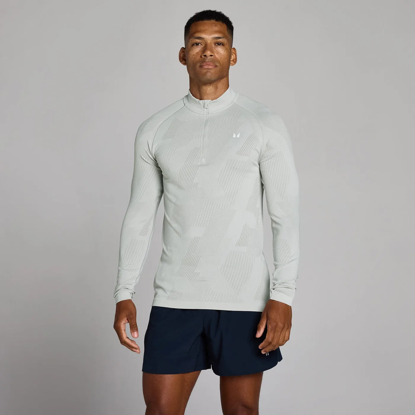 MP Herren Tempo Pillar Graphic Nahtlos 1/4 Zip