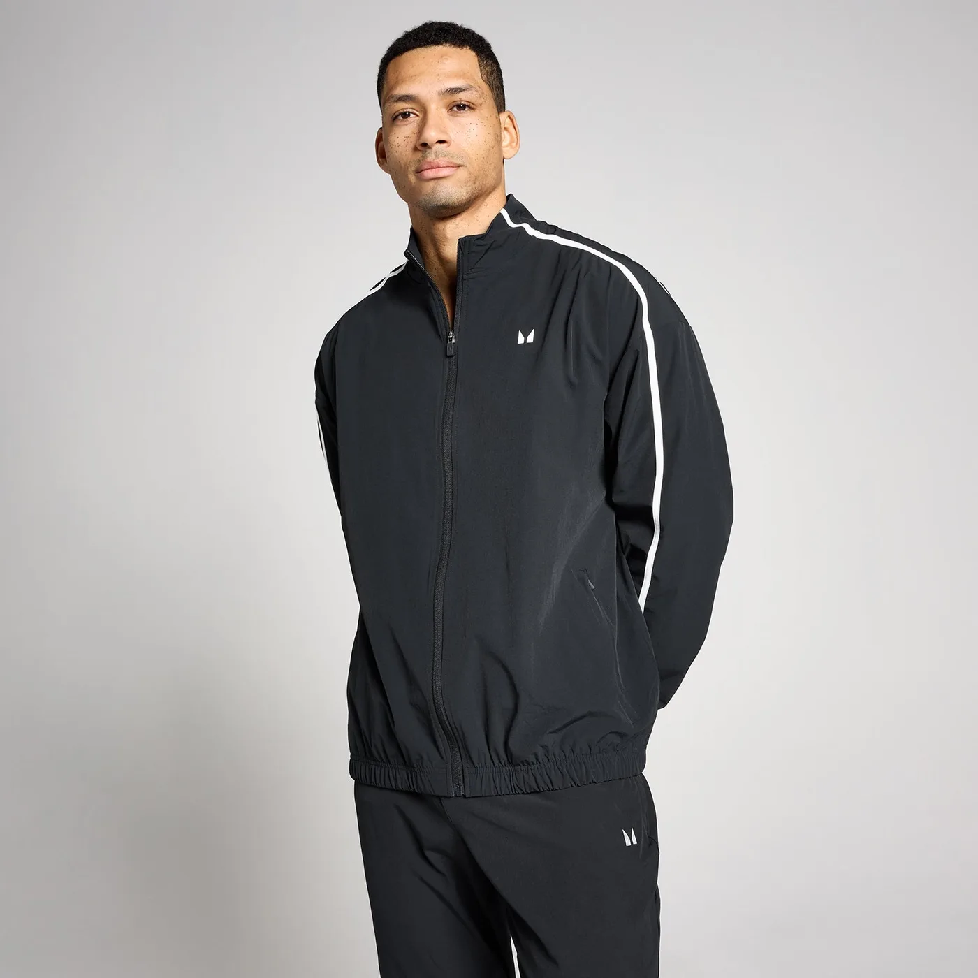 MP Herren Tempo Panel Woven Jacke Schwarz XL