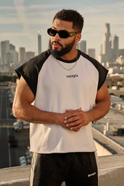 4243 Raw Raglan Tanks