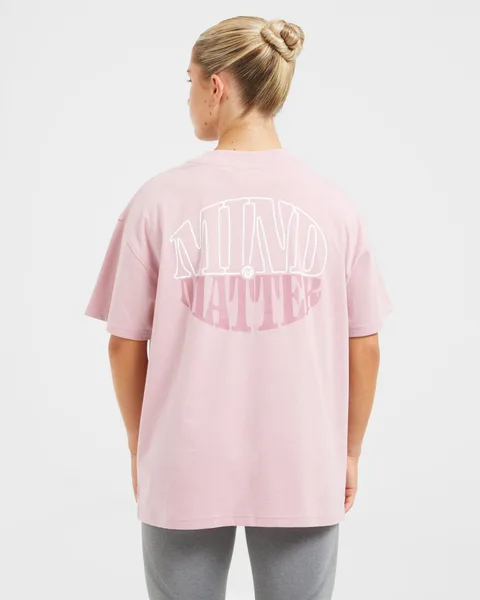 Mind Over Matter Oversized T Shirt –