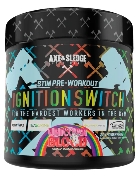 Axe & Sledge Ignition Switch Pre-Workout 40 Serves Unicorn Blood