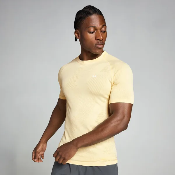 MP Tempo Pillar Graphic Naadloos T-shirt voor Heren Butter L