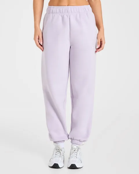Varsity 2.0 Oversized Joggers Lilac