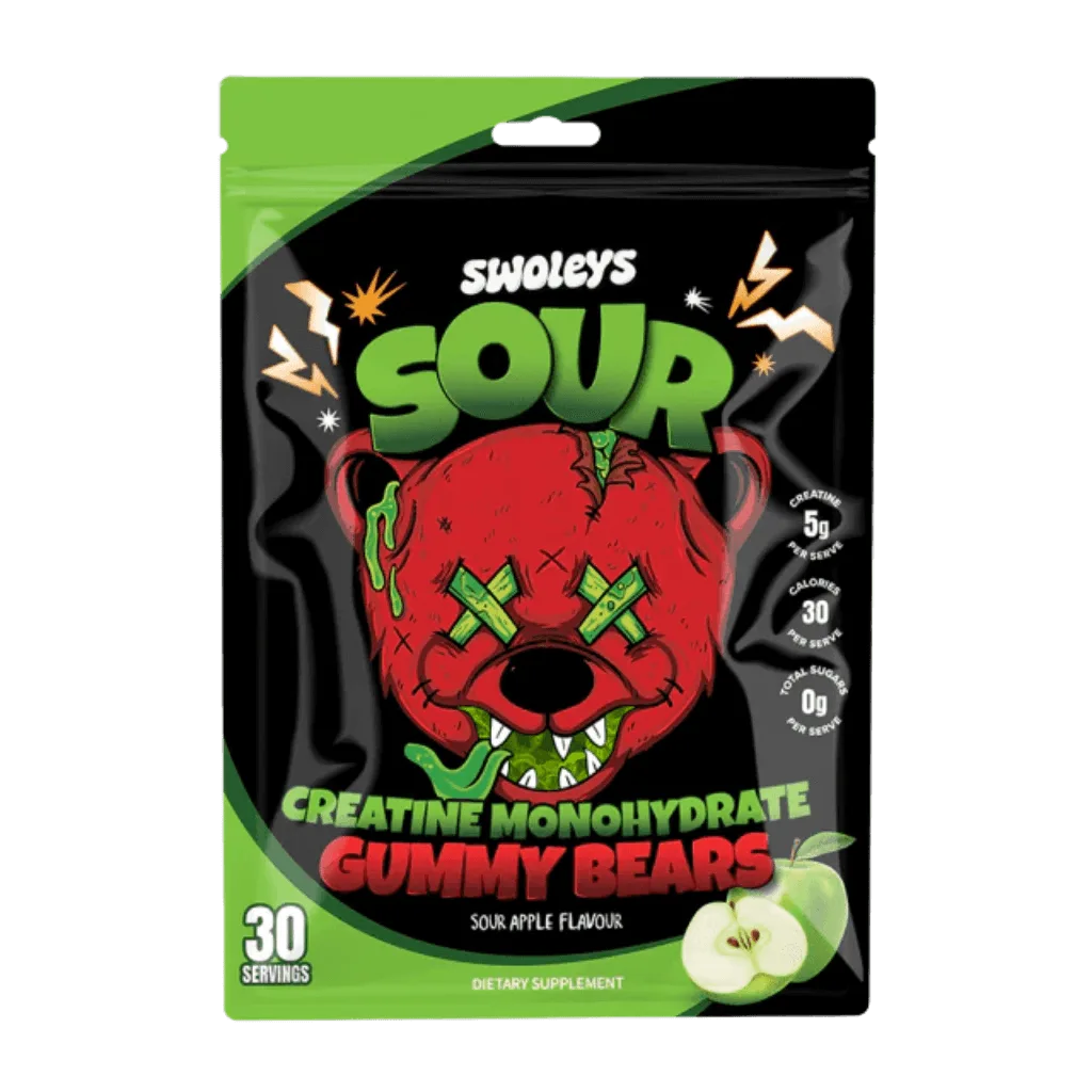 Creatine Monohydrate Gummy Bears – Sour
