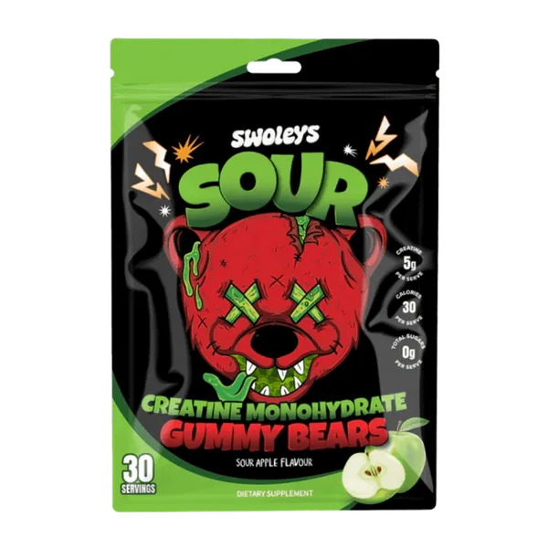 Creatine Monohydrate Gummy Bears – Sour