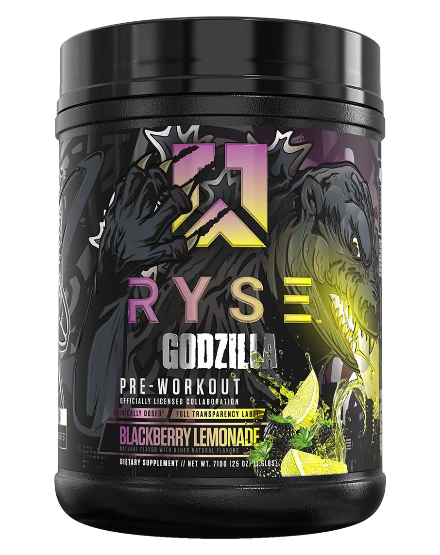 Godzilla Pre Workout Blackberry Lemonade 40 Serves