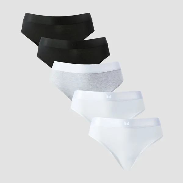 MP middelhoog bikinibroekje voor dames (verpakking met 5 stuks)