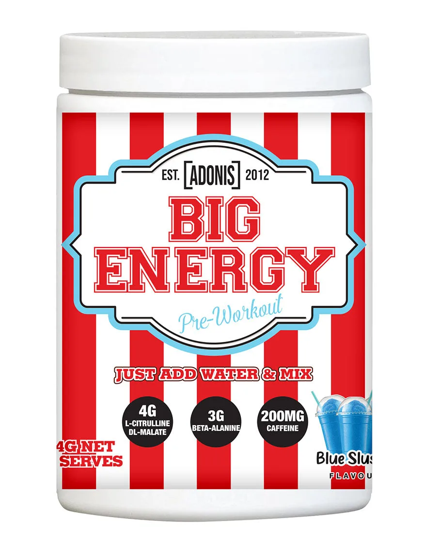 Big Energy Pre-Workout Blue Slushie
