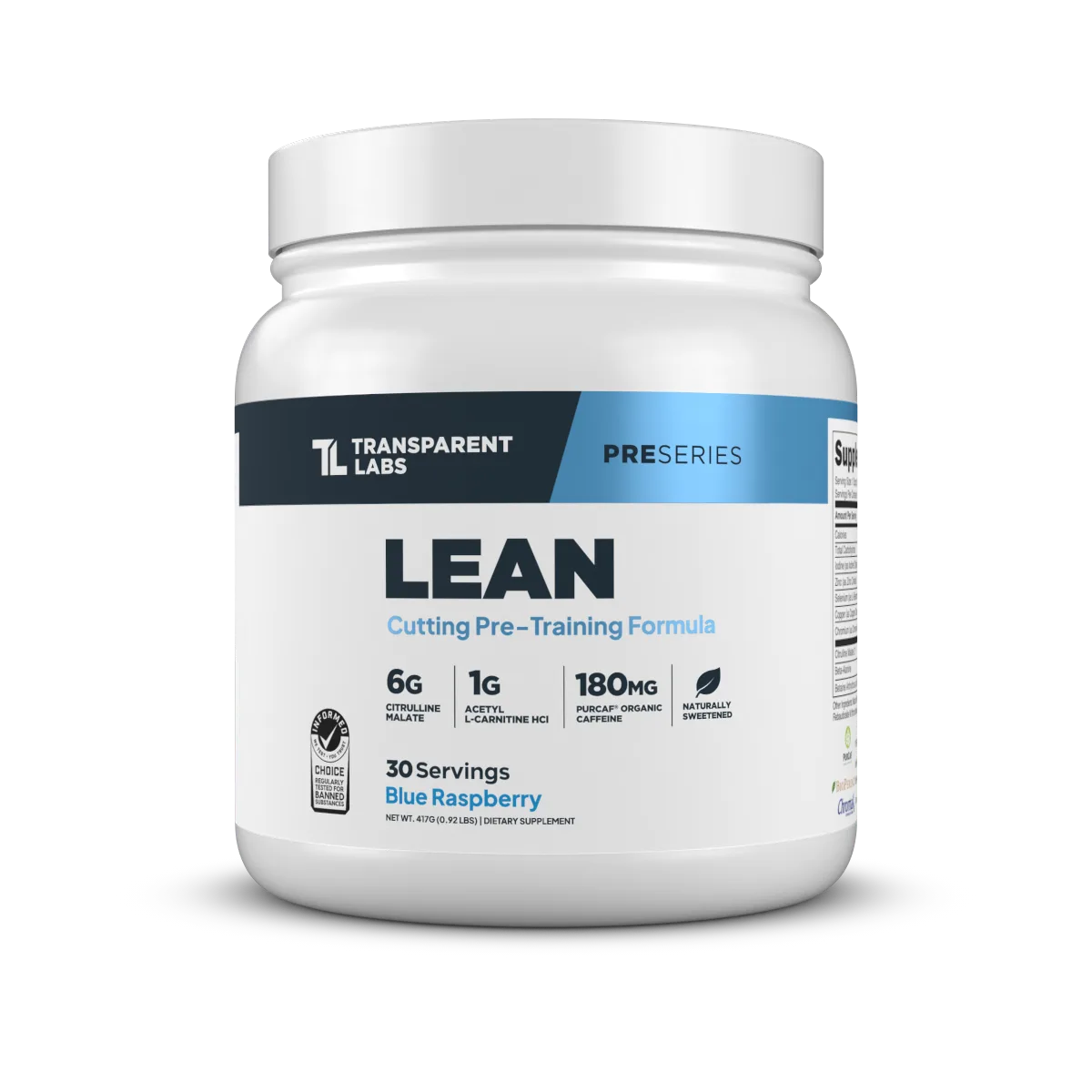 Lean Pre-Workout Blue