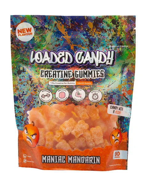 Creatine Gummies Maniac Mandarin 30 Serves