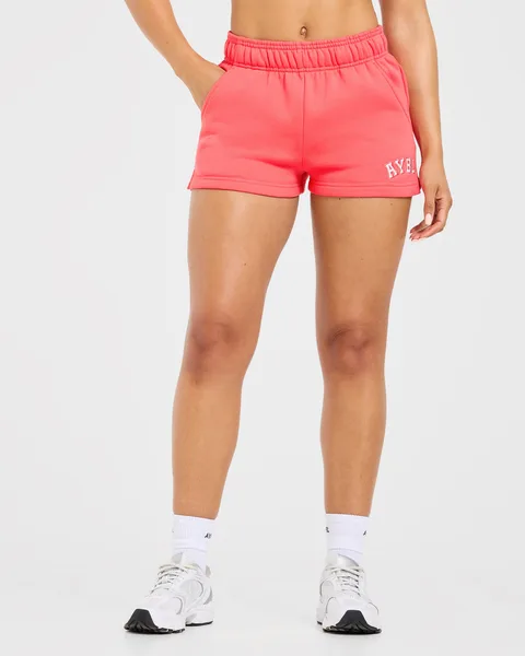 Varsity 2.0 Oversized Shorts – Summer Coral