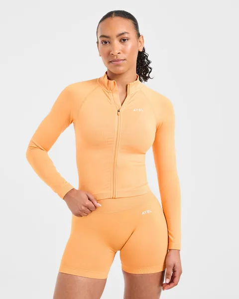 Adapt Seamless Jacket Bright Oranje