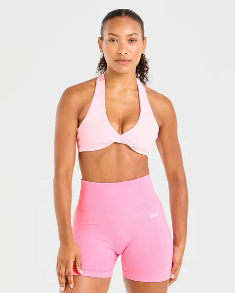 Essential Halterneck Sports Bra – Baby