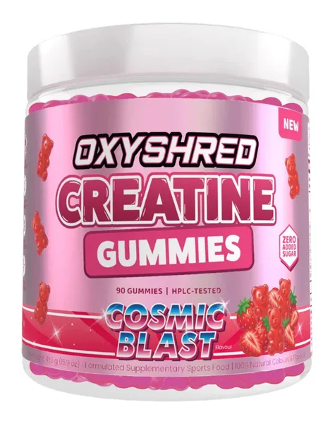 OxyShred Creatine Gummies Cosmic Blast 90 Gummies