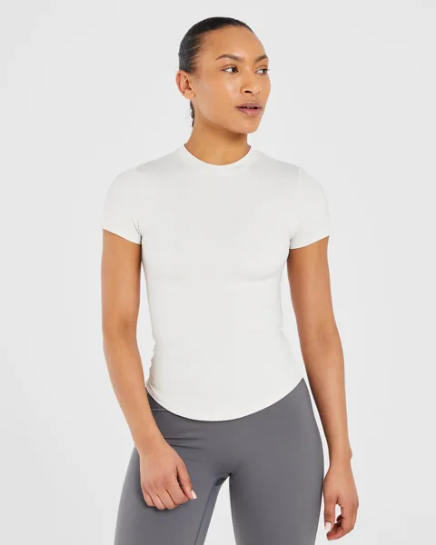 Sculpt T Shirt Marshmallow