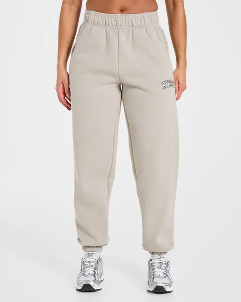 Varsity 2.0 Oversized Joggers Taupe