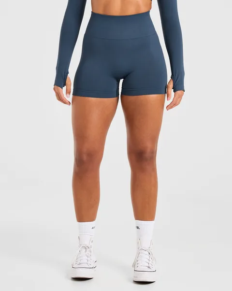 Power Seamless Shorts – Ocean