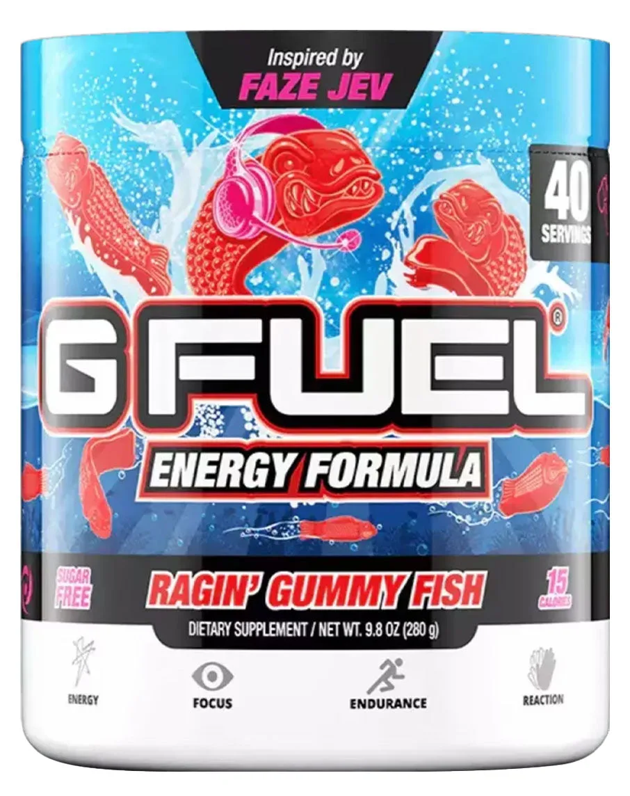 Energy Formula Ragin Gummy Fish 40 Serves