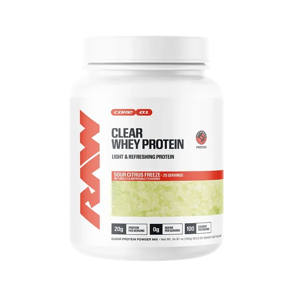 Raw Clear Whey Protein Sour Citrus Freeze