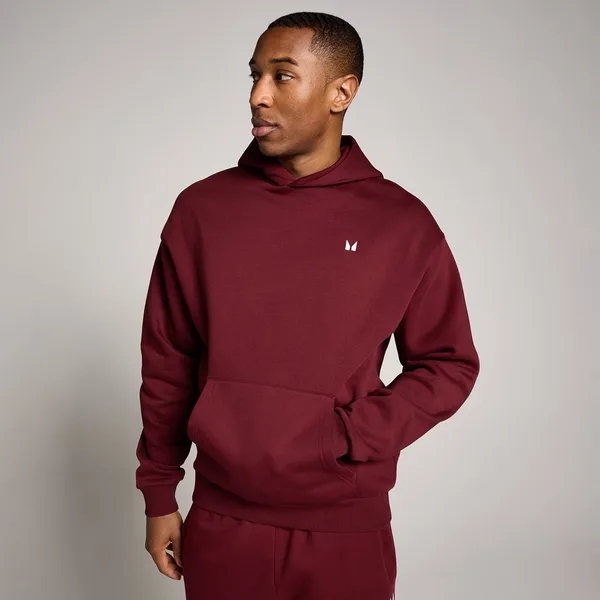 MP Heren Rest Day Oversized Hoodie Diep Karmozijn XL