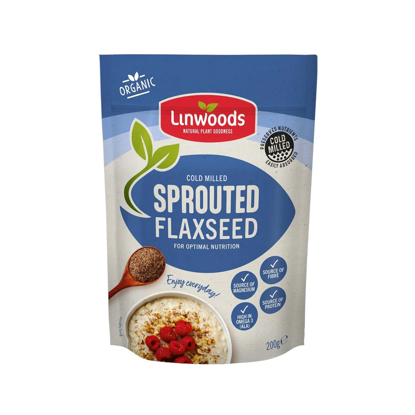 Cold Milled Sprouted Flaxseed