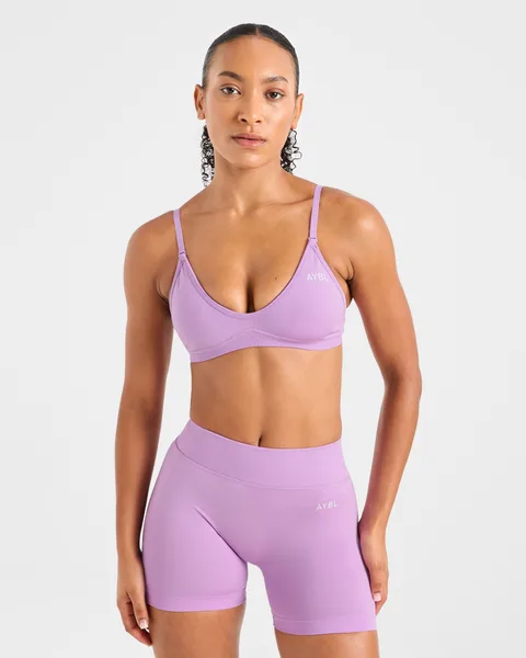 Adapt Seamless Strappy Sports Bra – Spring Lilac